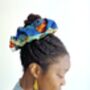 Oversize African Patchwork Scrunchie, thumbnail 1 of 4