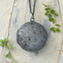 Diamond Studded Locket Necklace In Sterling Silver, thumbnail 2 of 4