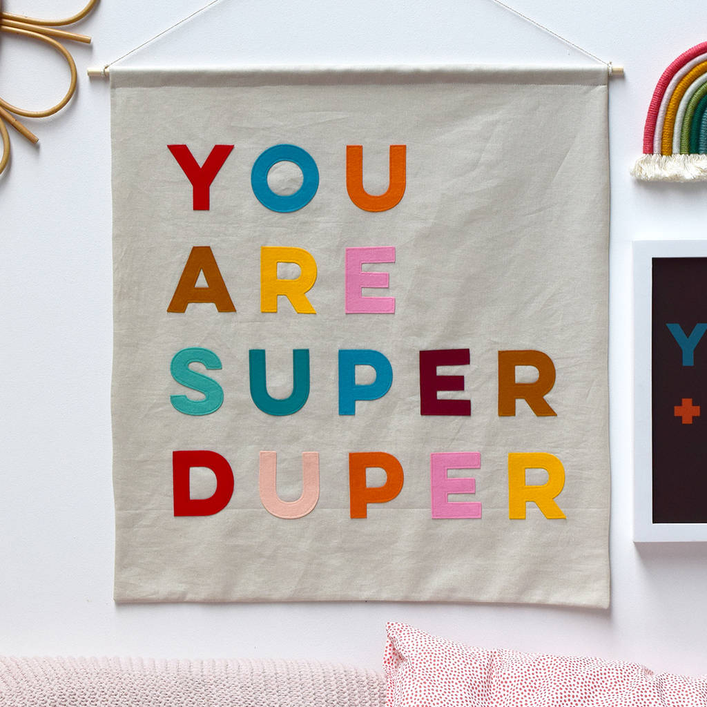 You Are Super Duper Wall Banner, 1 of 3