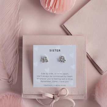 Sister Earrings Studs, 4 of 6