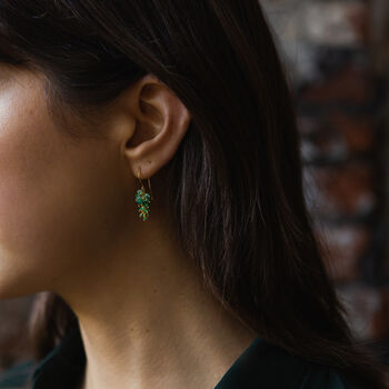 Emerald Grape Earrings, 3 of 6