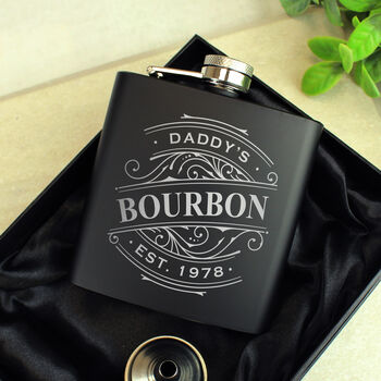 Personalised Birthday Year Hip Flask With Gift Box, 2 of 4