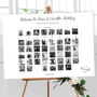Black And White Photo 'Find Your Face' Table Plan, thumbnail 3 of 3