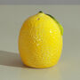 G Decor Set Of Lemon Shaped Salt And Pepper Shakers, thumbnail 4 of 8