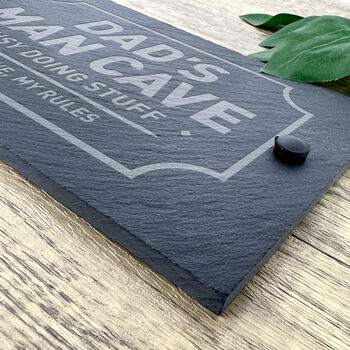Personalised Any Message Slate Wall Sign 25 X 15cm, 2 of 7