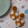 Daisy Dangle Earrings, thumbnail 2 of 6