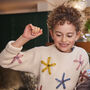 Hand Embroidered Flower Knit Jumper Baby And Toddler Gift, thumbnail 1 of 12