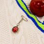 Personalised Cricket Ball Key Chain/Keyring, thumbnail 1 of 6