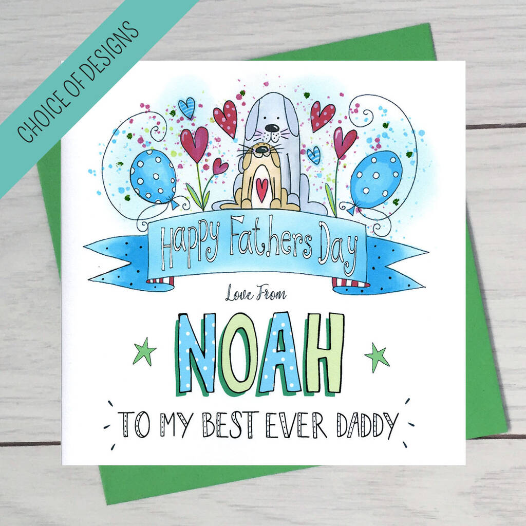 Daddy Fathers Day Card By Claire Sowden Design