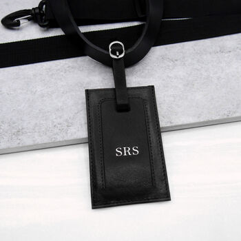 Personalised Leather Luggage Tag, 2 of 7