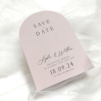 Signature Arch Save The Date Cards, 3 of 8