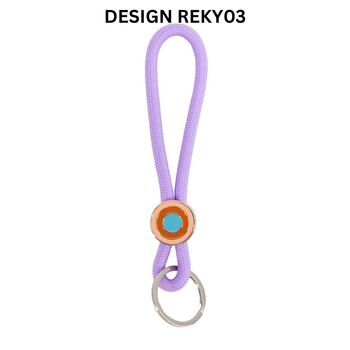 Keychain Rope Effect With Large Loop And Zinc Fixings, 5 of 7