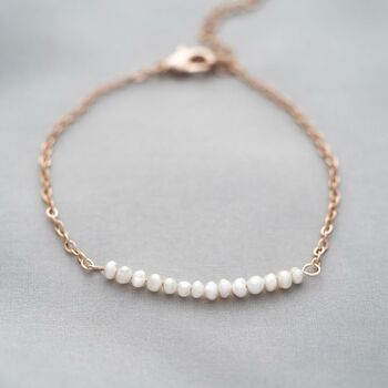 Personalised Anja Freshwater Pearl Bracelet, 2 of 8