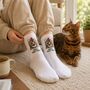 Personalised Men's Socks Gift For Cat Dads, thumbnail 2 of 12