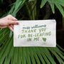 Thank You Gift For Teachers Be Leafing Coaster, thumbnail 2 of 5