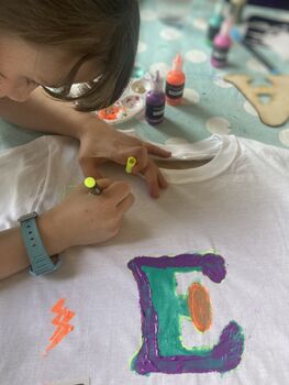 Personalised T Shirt Painting Party/Playdate Pack, 4 of 12