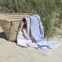 Personalised Natural Hammam Bath And Beach Towels, thumbnail 1 of 8