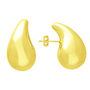Elegant Gold Plated Teardrop Earrings, thumbnail 3 of 3