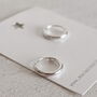 Sterling Silver Micro Hoop Earrings, thumbnail 2 of 9