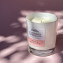 Peony And Blush Suede Candle, thumbnail 1 of 2
