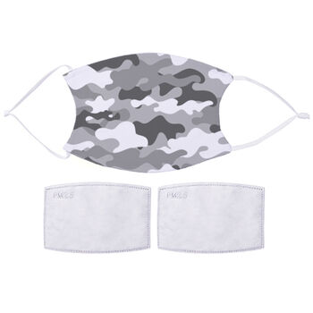 Camouflage Design Fabric Face Mask, 2 of 6