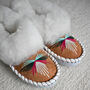 Women's Sheepskin Moccasin Slippers Lia, thumbnail 9 of 12