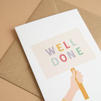 'Well Done' Card, 3 of 3