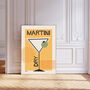 Martini Dry Cocktail Art Print, thumbnail 1 of 3