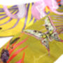 Golden 'Skinny' Silk Scarf In 'Enticement' Print, thumbnail 5 of 7