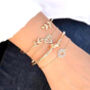 Gold Diamond Bracelet | Gold Bracelet Set, thumbnail 2 of 8