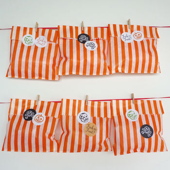 Halloween Party Bags And Stickers By Little Cherub Design ...