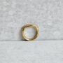 Twist Ring Gold Non Tarnish Waterproof, thumbnail 3 of 9