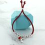 Kids Personalised Birthstone Slider Bracelet, thumbnail 3 of 12
