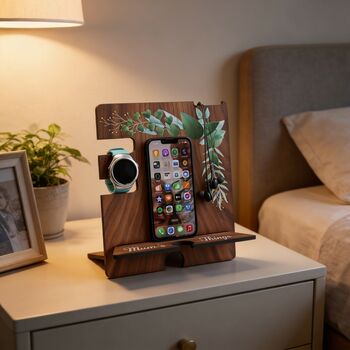 Printed Sage Botanical Accessories And Phone Holder, 2 of 12