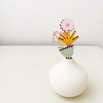 Hand Painted Wooden Flower Stems, 3 of 7