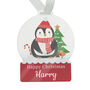 Personalised Penguin Acrylic Snowglobe Hanging Decoration Gift Boxed, thumbnail 6 of 6