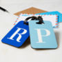 Alphabet Initial Luggage Tag Airport Tag, thumbnail 4 of 5