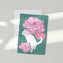 Cat Amongst The Roses Card, thumbnail 1 of 2