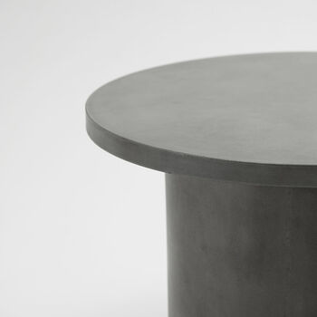 Concrete Circular Side Table, 5 of 6