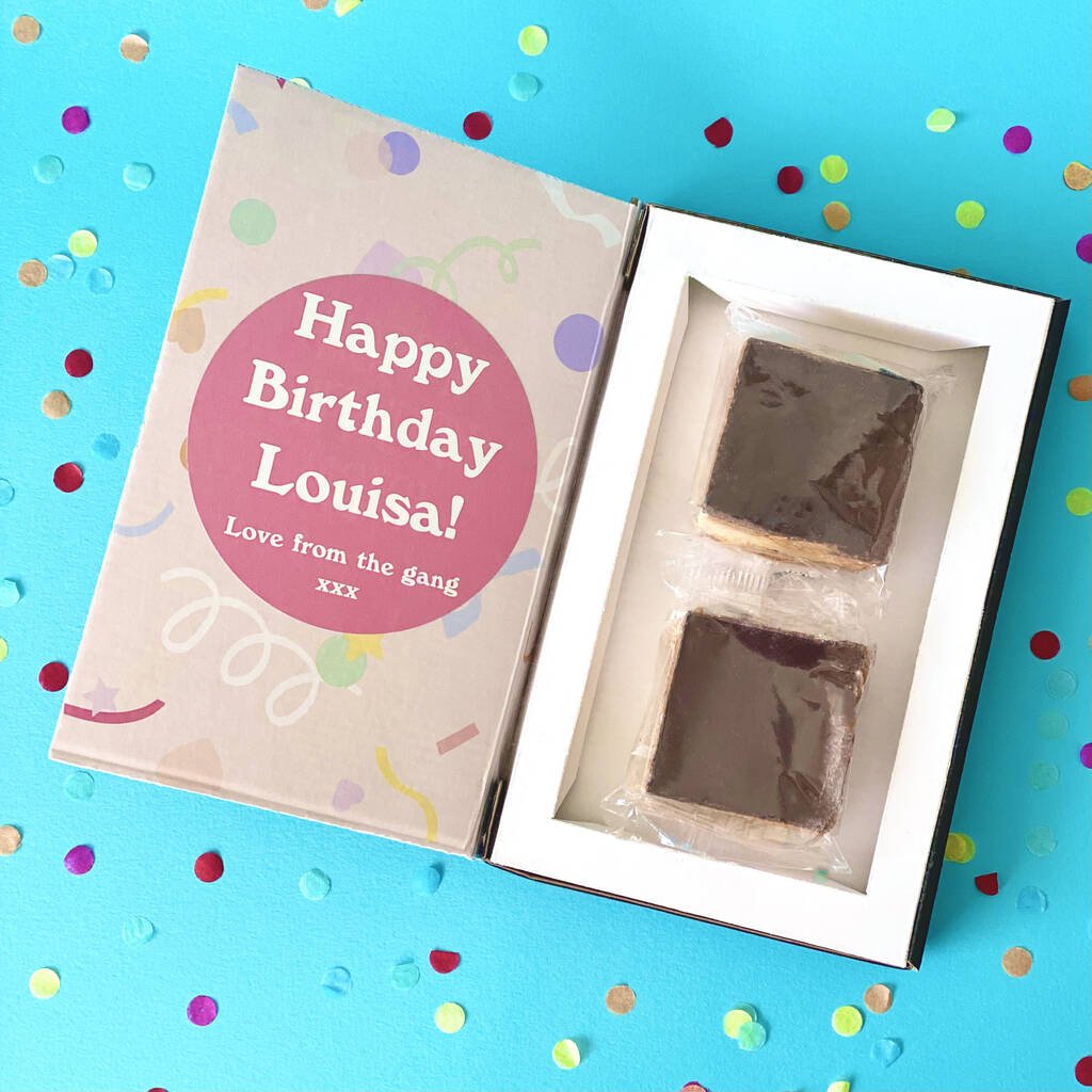 Personalised Birthday Cake Gift Box By MixPixie