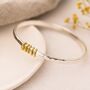 Personalised Sterling Silver Milestone Celebration Bangle, thumbnail 3 of 12