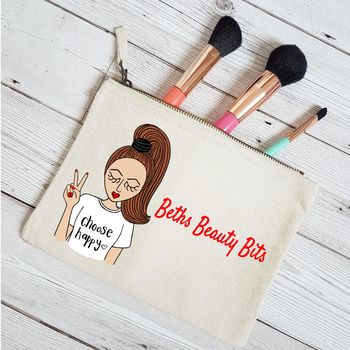 Create Your Own Positive Vibes Makeup Bag, 2 of 5