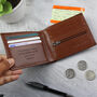 Gifts For Men Personalised Leather Wallet For Him, thumbnail 6 of 10
