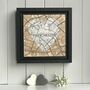 Personalised Map With White Painted Heart Background, thumbnail 6 of 9