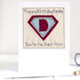 Personalised Superhero Birthday Card For Him, Dad, Grandad, thumbnail 1 of 12