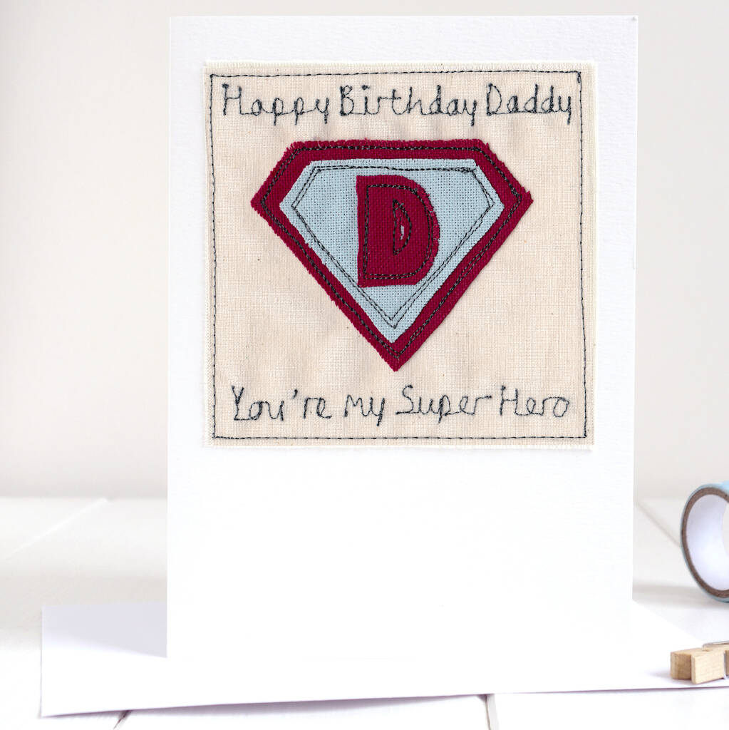 Personalised Superhero Birthday Card For Him, Dad, Grandad, 1 of 12