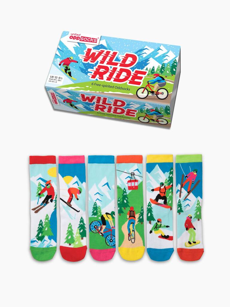 United Oddsocks Wild Ride Boys Gift Box Set, 1 of 4