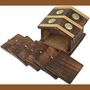 Wooden Tea Coaster With Stand Hut Shape, thumbnail 8 of 12