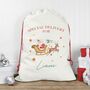 Personalised Christmas Santa Gift Sack, thumbnail 1 of 2