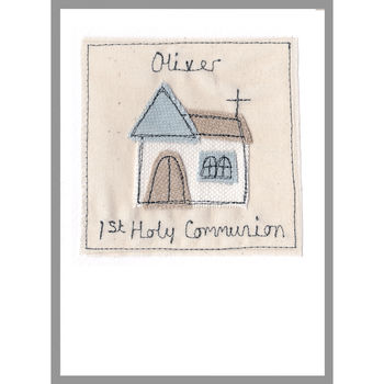 Personalised Boys First Holy Communion Card, 2 of 12